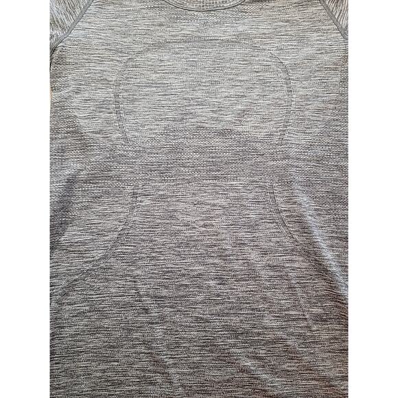 Lululemon Swiftly Tech Long Sleeve Top Gray Size 10 Running Yoga Gym EUC - Picture 8 of 13